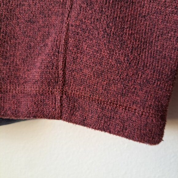 The North Face Mens Quarter Zip Jacket Brick Red Size L - Picture 7 of 7